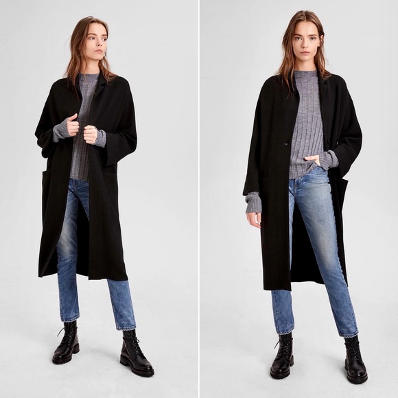 theory melisandre wool blend coat